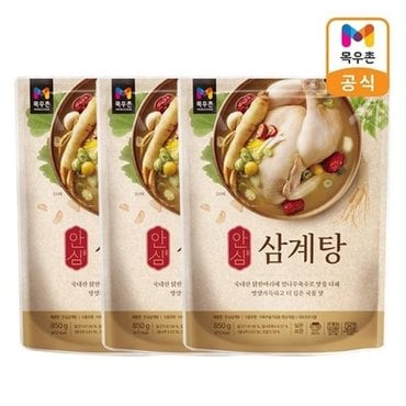 목우촌 안심삼계탕 850g X 3개