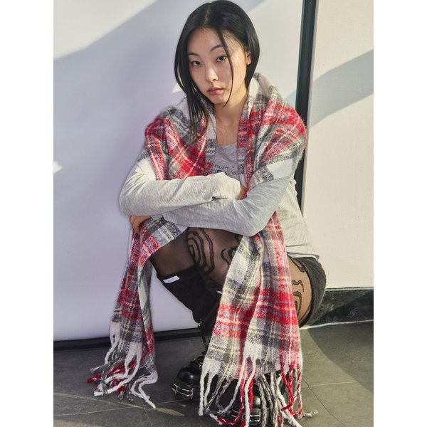 BIG CHECK MUFFLER [RED]