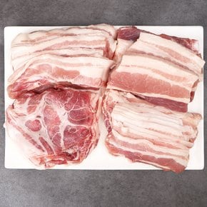 가성비 끝판 돼지고기 삼겹살 1kg(대패/냉동/두툼)