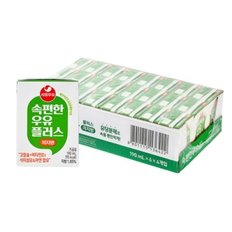 서울우유 속편한우유 플러스 저지방 190ml  x 24입