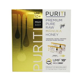 뉴질랜드 퓨리티 마누카 꿀 Puriti Manuka Honey snap pack 5g 21개입