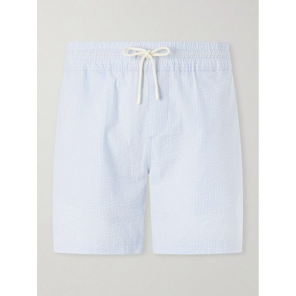 포르투기스 플란넬 아틀란티코 스트레이트 레그 코튼 시어서커 쇼츠 46376663163010627