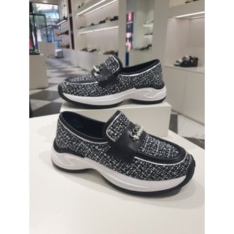 슈콤마보니 [여주점] Tweed slip-on sneakers(black)_DG4DA23530BLK