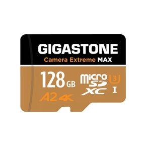 Gigastone sd 128GB, Camera Extreme MAX, 160100 MBs, Full HD & 4K UHD UHS-I A2 4K U3 Class