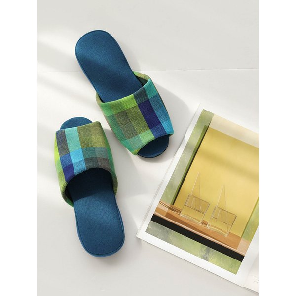 오픈 실내화 (L) 케라 체크