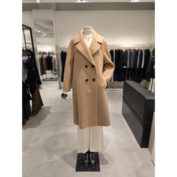 [파주점] 울 캐시미어 더블 브레스티드 코트 JRAA0CTC45