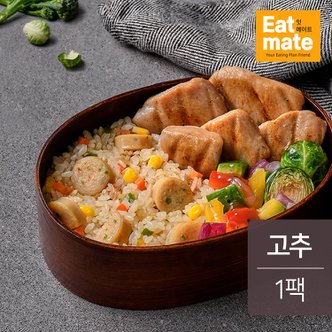 잇메이트 닭가슴살 도시락 소시지볶음밥 고추맛 230g(1팩)