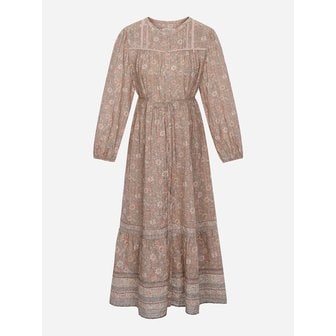 써스데이아일랜드 보더믹스 풀오픈 원피스_T256MOP176W