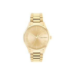 독일 캘빈클라인 손목시계 Calvin Klein 25200038 남녀공용 아날로그 쿼츠워치 with Yellow Gold