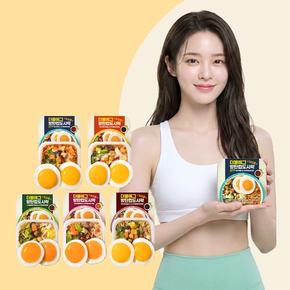 거꾸로 곤약현미식단 더블에그 컵도시락 9팩 (스팸2+깍두기2+케이준햄1+스크램블2+데리야끼2)