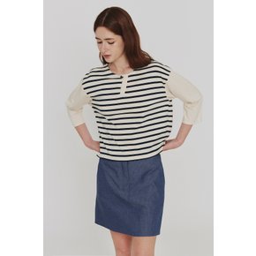 TERRA - Fancy stripes mariniere_WHITE_ LPTA0TS02W
