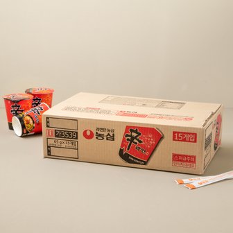 농심 신라면컵 65g X 15입