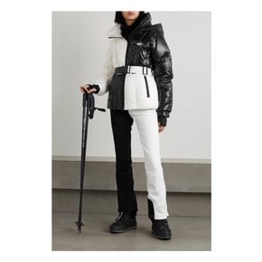 The Monterosa Hooded Belted Quilted Down Ski Jacket 블랙 24772899113543157