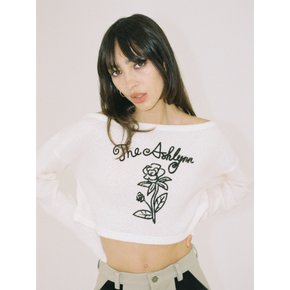 BRIDGET ROSE CROP KNIT_IVORY