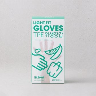 노브랜드 TPE위생장갑 (중) 200매