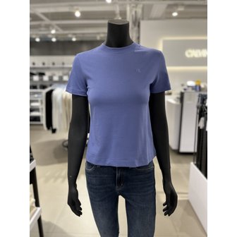 Calvin Klein Jeans [시흥점] 여성 릴렉스핏 아카이브 로고 크루넥 반팔 티셔츠 (40WH105-CBM)