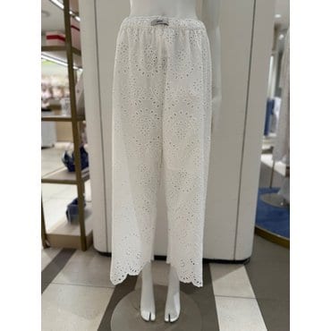 피앳유즈 펀칭 아일렛 레이스 여성 바지 (EZ751P)