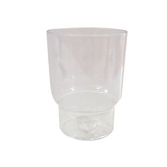 두진 욕실 투명 플라스틱 양치컵