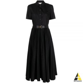 토라버치 24FW CORE PLEATED DRESS (148235-001) (포플린 플리츠 셔츠 원피스)