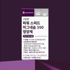 파워 스피드 마그네슘 350 영양제 4병 (480정)