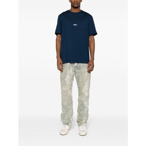 엠에스지엠 반팔 티셔츠 3640MM50024700289 NAVY DOM