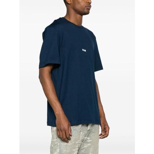 엠에스지엠 반팔 티셔츠 3640MM50024700289 NAVY DOM