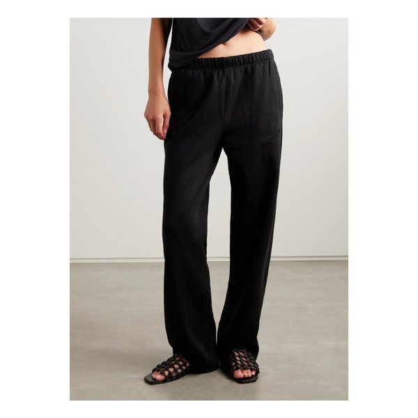 스킴스 클래식 코튼 혼방 저지 스트레이트 팬츠 오닉스 블랙 46376663162939019