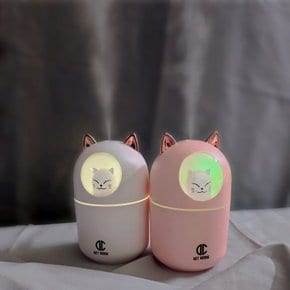 USB 무드등 고양이 휴대용 소형 미니가습기(필터5개증정) DC-205