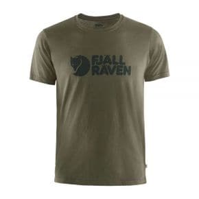 피엘라벤 24 남성 로고 티셔츠 다크 올리브 (87310633) (FJALLRAVEN LOGO T-SHIRT M