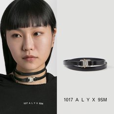 1017 ALYX 9SM 마이크로 버클 초커 목걸이 AAUJW0106LE01BLK0001