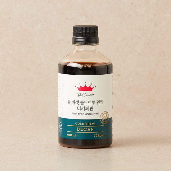 [폴바셋] 콜드브루 원액 디카페인 300ml