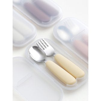 탁가온 네모 스푼포크(S)/  1.2.3 실리콘 스푼포크(L) 공용  케이스