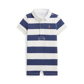 랄프 로렌 베이비 남아 스트라이프 코튼 럭비 쇼트올(CWPOOPCIC720345400)