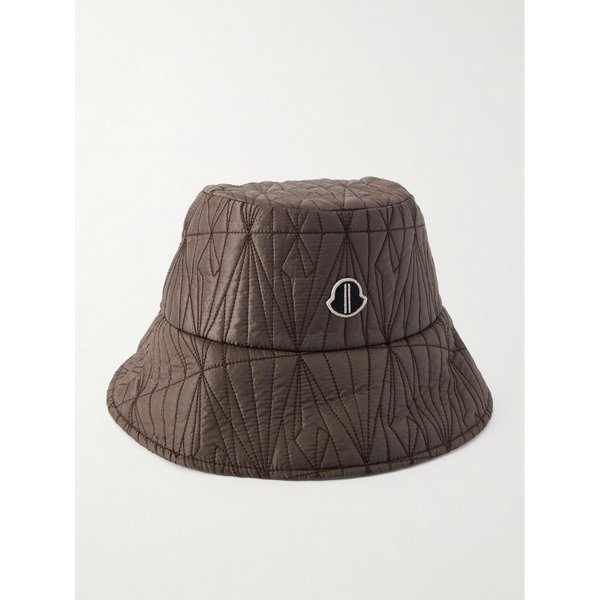 로고 아플리케 패딩 퀼티드 버킷햇 46376663162963226