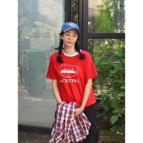 빈티지 일러스트 컬러 배색 링거 티셔츠n0923_P374756910