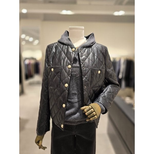 [파주점] 퀼팅 페이크레더 자켓 JPAA3LT914