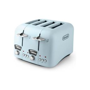 영국 드롱기 토스터 DeLonghi CT04A Toaster 4 Slice Blue 1681245