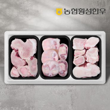 농협횡성한우 사골 700g x 2팩+우족 700g