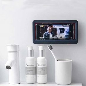 수납까지 가능한 주방 욕실 방수 거치대 스마트폰 방수팩
