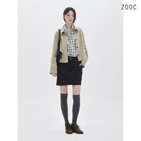 스웨이드 크롭 셔켓 LK_Z261PSF203