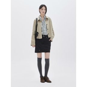 스웨이드 크롭 셔켓 LK_Z261PSF203