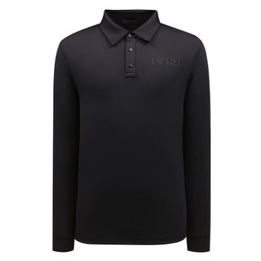 MEN SOLID EMBROIDERY POLO T-SHITRS_V11C1TO060_BK