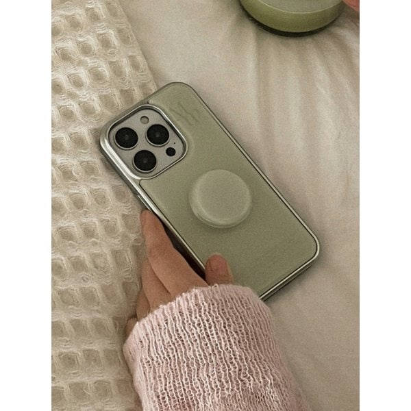 [mm] warm plain 무지 디자인 [실버 에폭시 범퍼케이스]