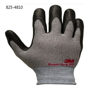 3M NBR폼코팅장갑 슈퍼그립200 회색L 825-4810 (10개)