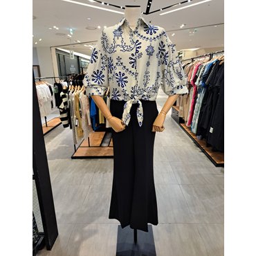 파프리카 썸머 쿨 폴리 부츠컷 팬츠 SK2SL702