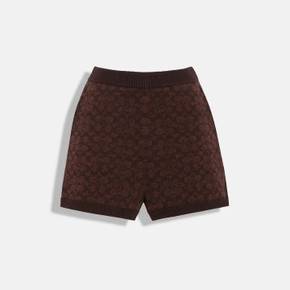 3933635 Coach Outlet Signature Knit Set Shorts