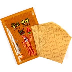 (수양) 골드 인삼 패드/한방/파스형/건강/패치/홍삼
