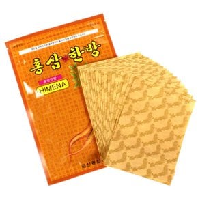 (수양) 골드 인삼 패드/한방/파스형/건강/패치/홍삼