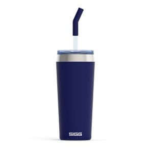 헬리아 600ml 나이트 잉크 빨대 텀블러 보온병