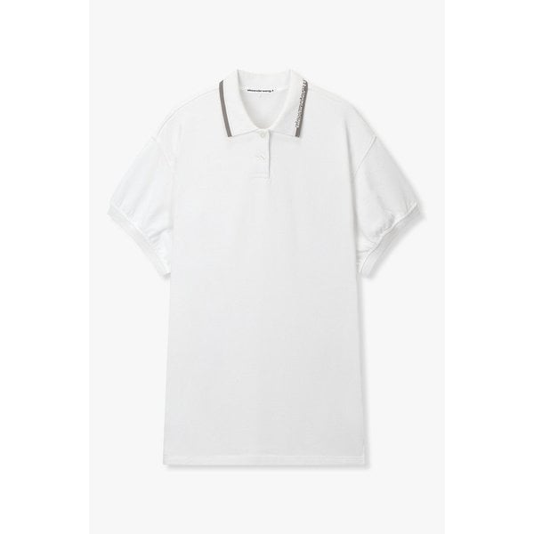 로고 카라 릴렉스트 폴로 드레스 3616161107000